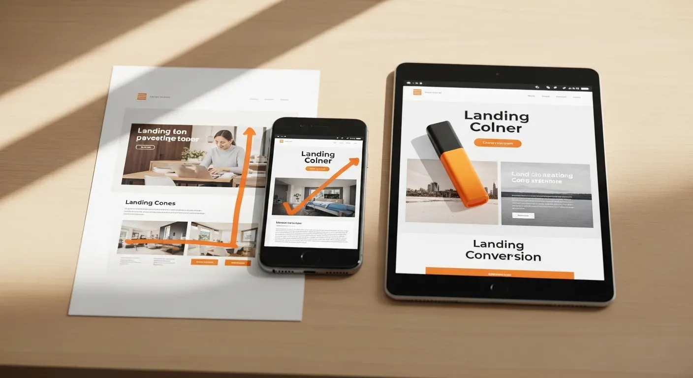 Comparación de diseños de páginas web de ventas en dispositivos móviles, cómo crear página web efectiva
