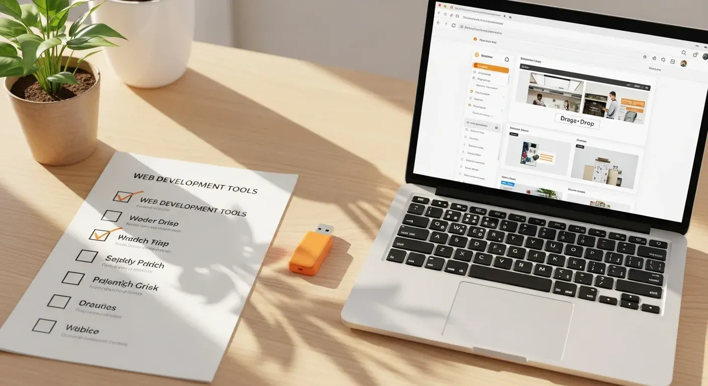 Herramientas profesionales para crear página web de ventas: constructor web y recursos de desarrollo