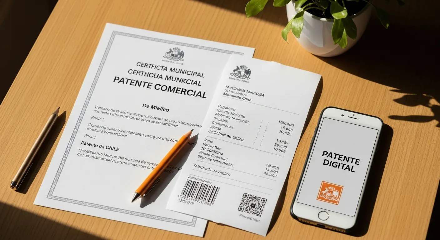 Patente comercial online de Chile necesaria para vender productos digitalmente por internet