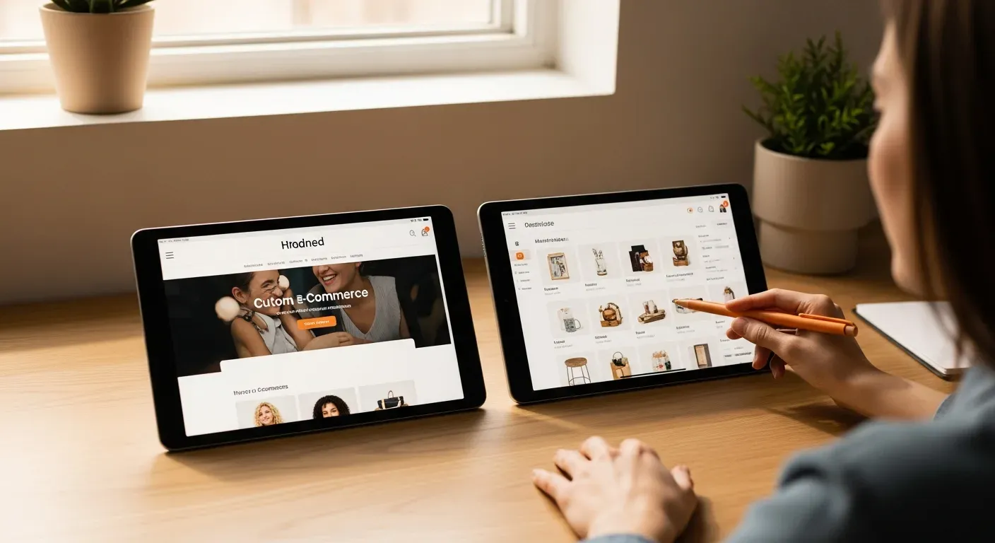 Principales diferencias entre tienda online vs marketplace visualizadas en interfaces digitales chilenas